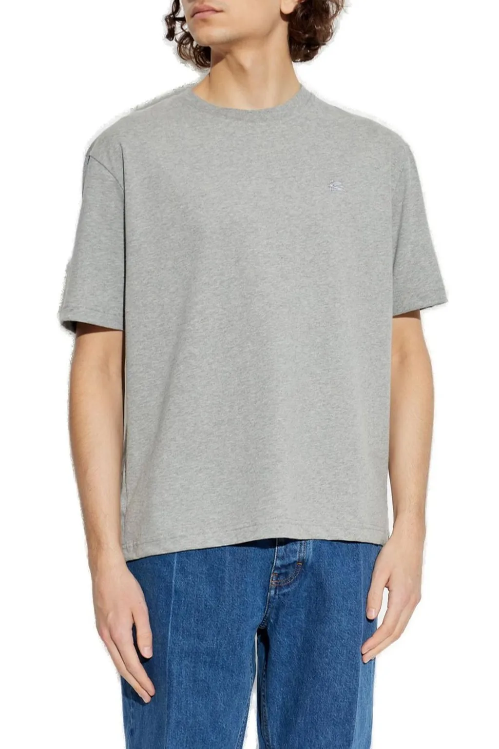 Etro Logo Embroidered T-Shirt