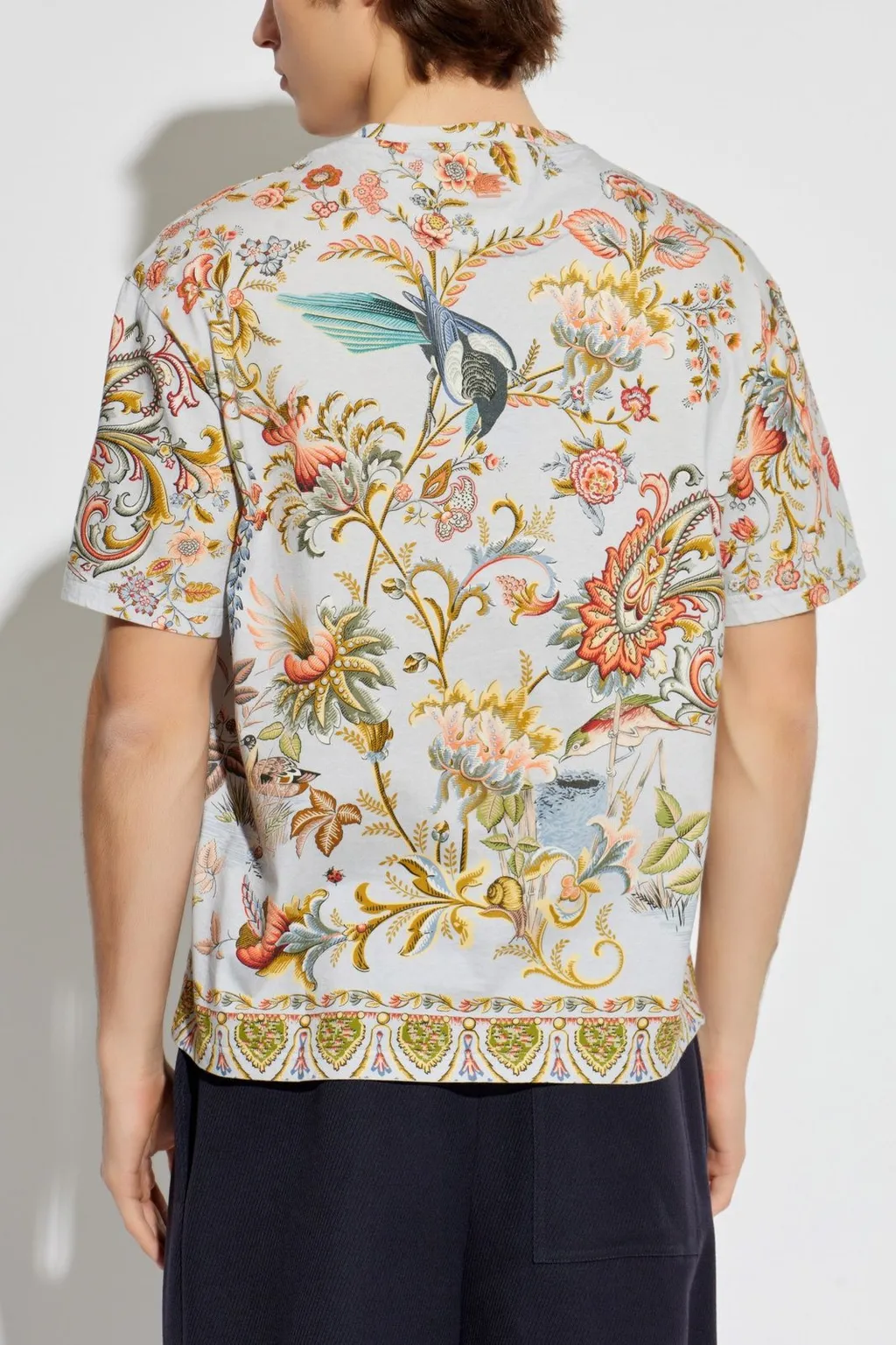 Etro Patterned Crewneck T-Shirt
