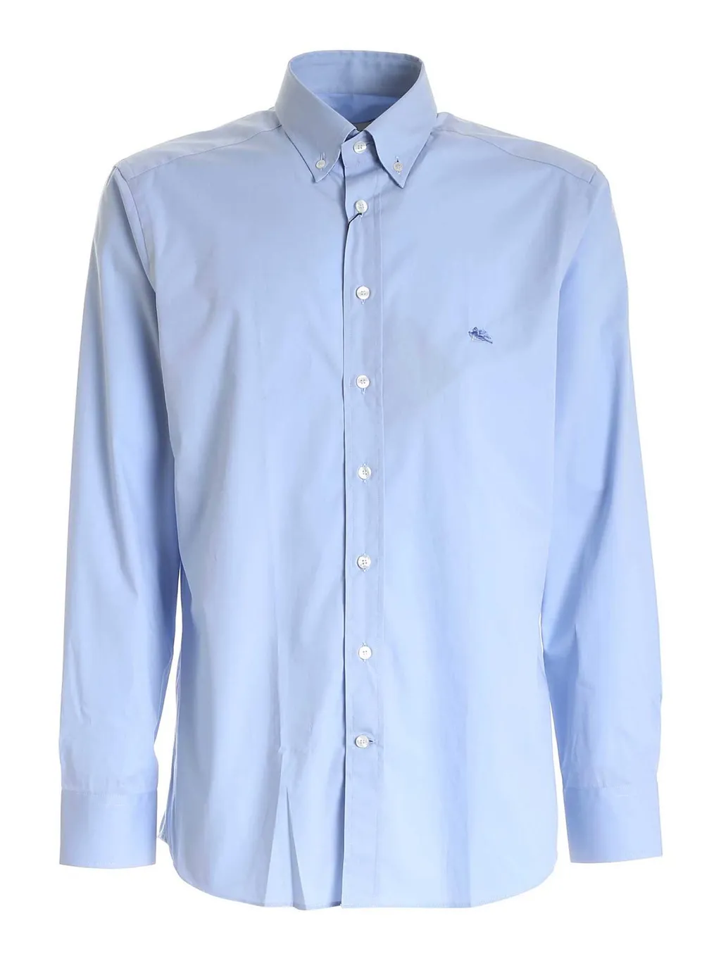 Etro Logo Embroidered Buttoned Shirt