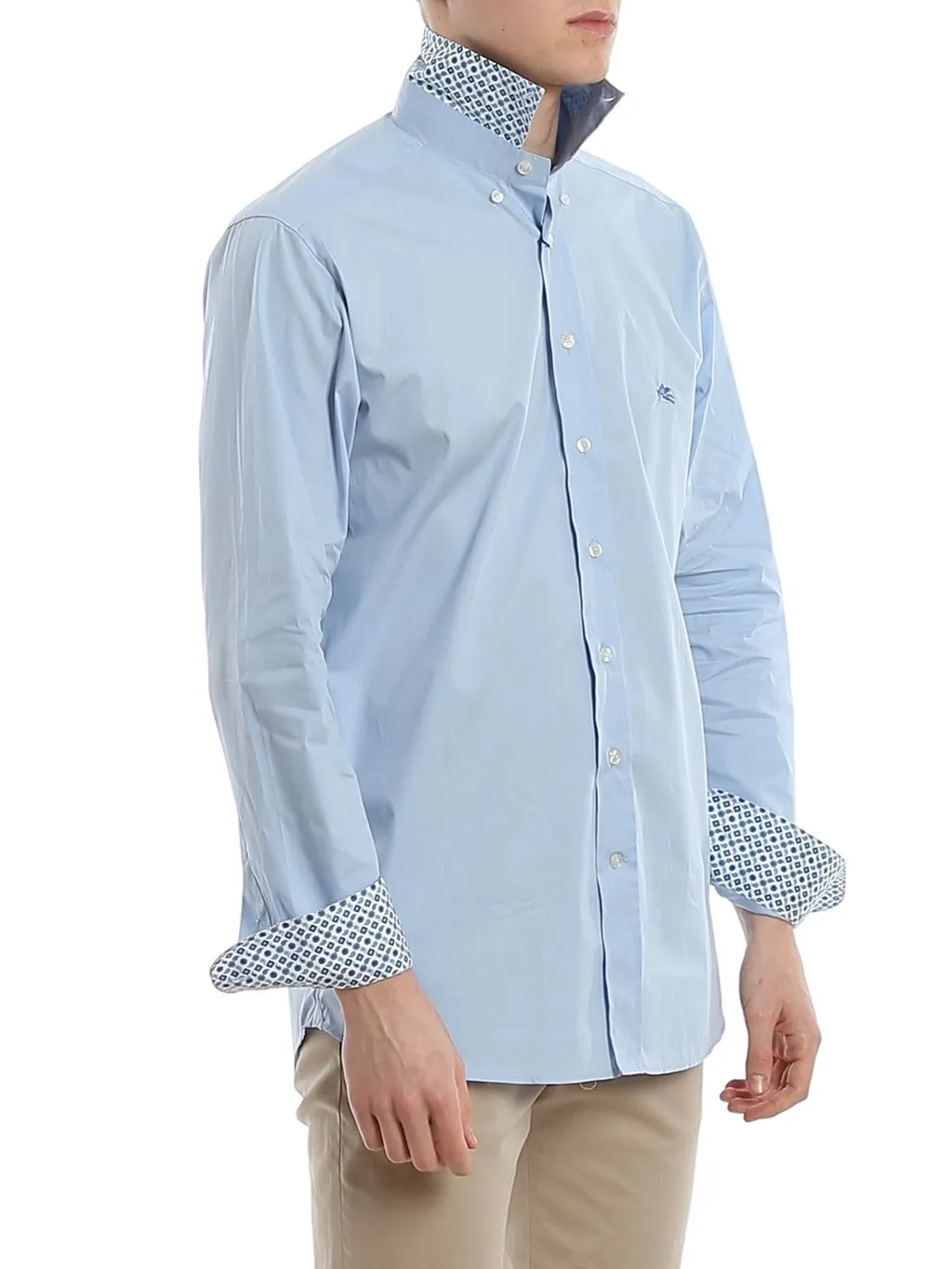 Etro Logo Embroidered Buttoned Shirt