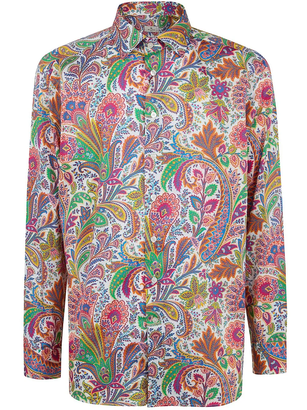 Etro Paisley Printed Long-Sleeved Shirt