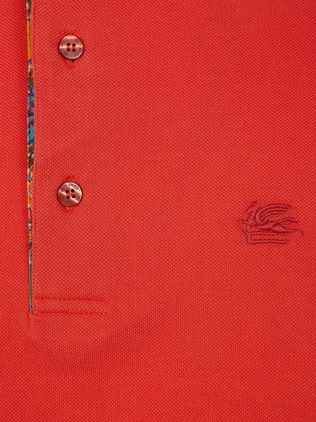 Etro Pegaso Embroidered Polo Shirt