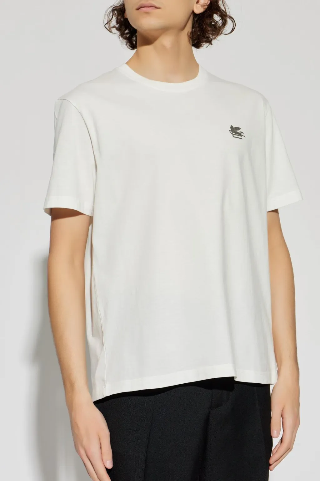 Etro Pegaso Printed Crewneck T-Shirt