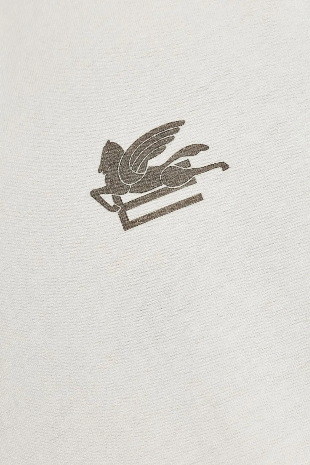 Etro Pegaso Printed Crewneck T-Shirt