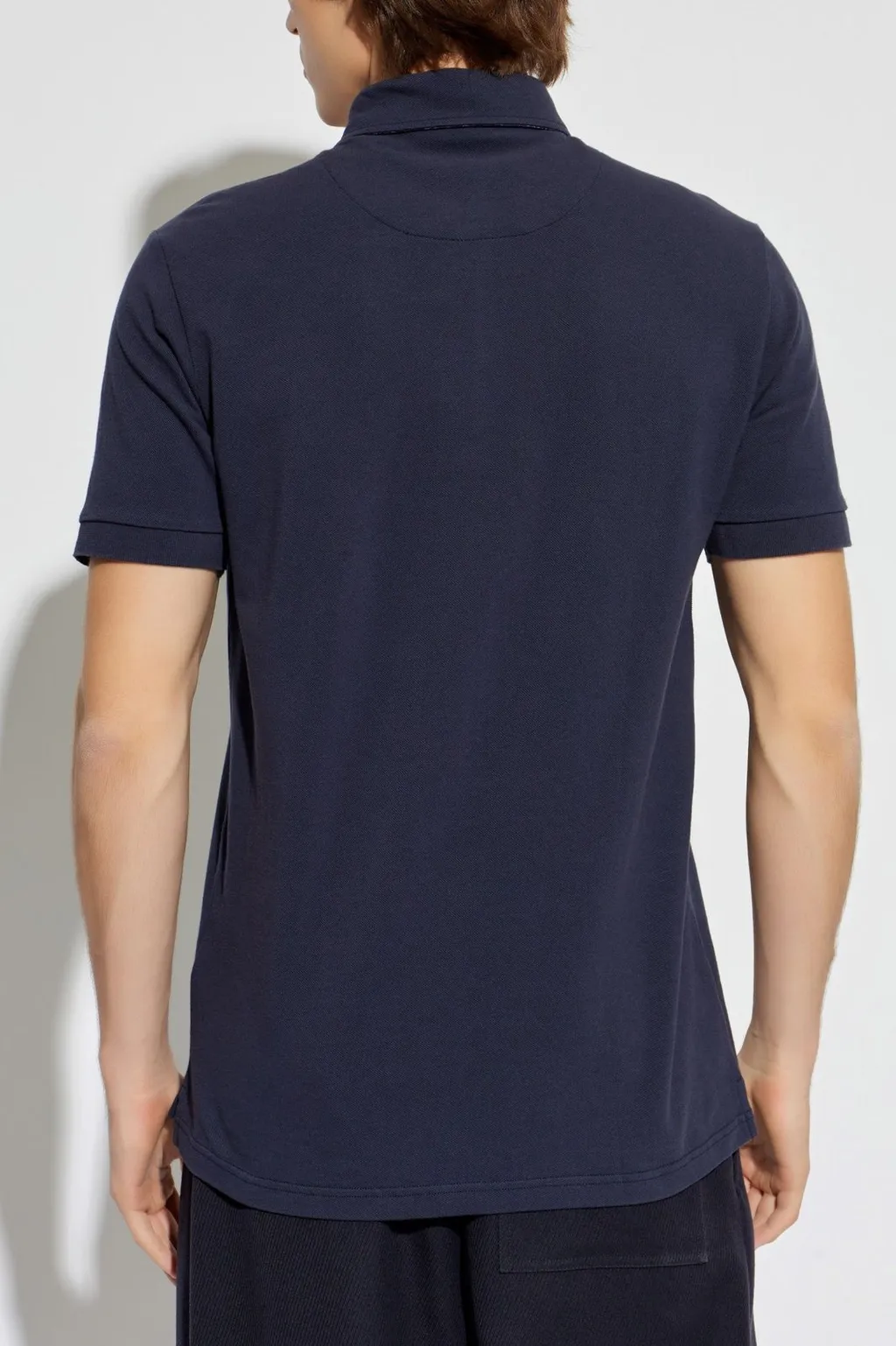 Etro Pegaso Embroidered Short-Sleeved Polo Shirt