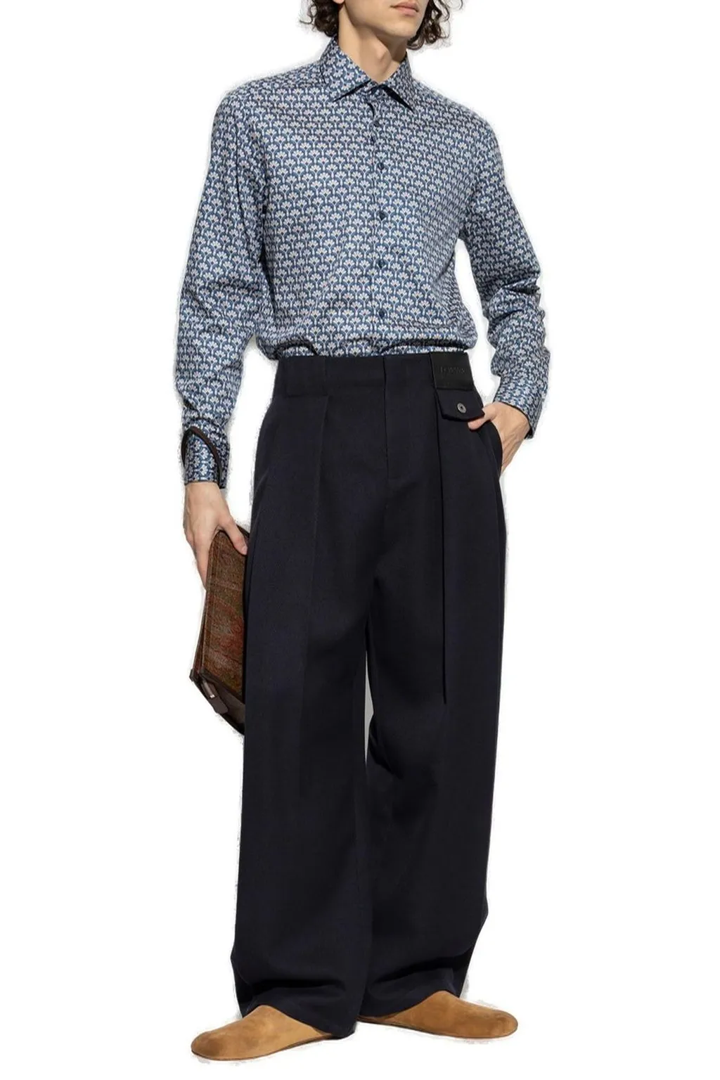 Etro Pattern-Printed Long-Sleeved Shirt