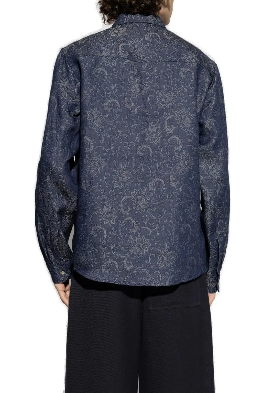 Etro Button-Up Denim Shirt