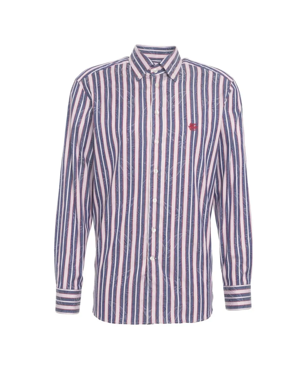 Etro Striped Button-Up Shirt