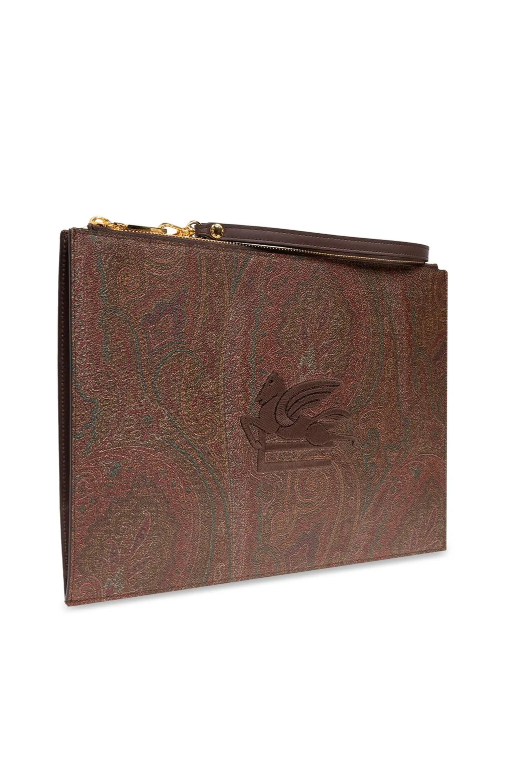 Etro Paisley Jacquard Zipped Clutch Bag