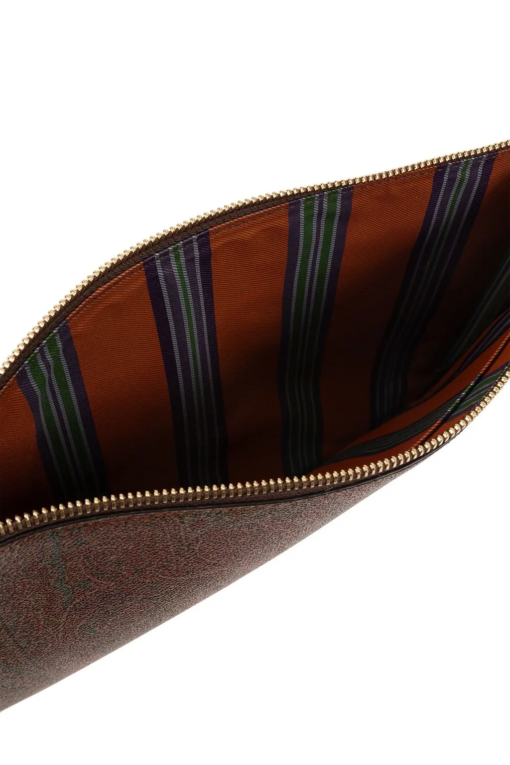 Etro Paisley Jacquard Zipped Clutch Bag