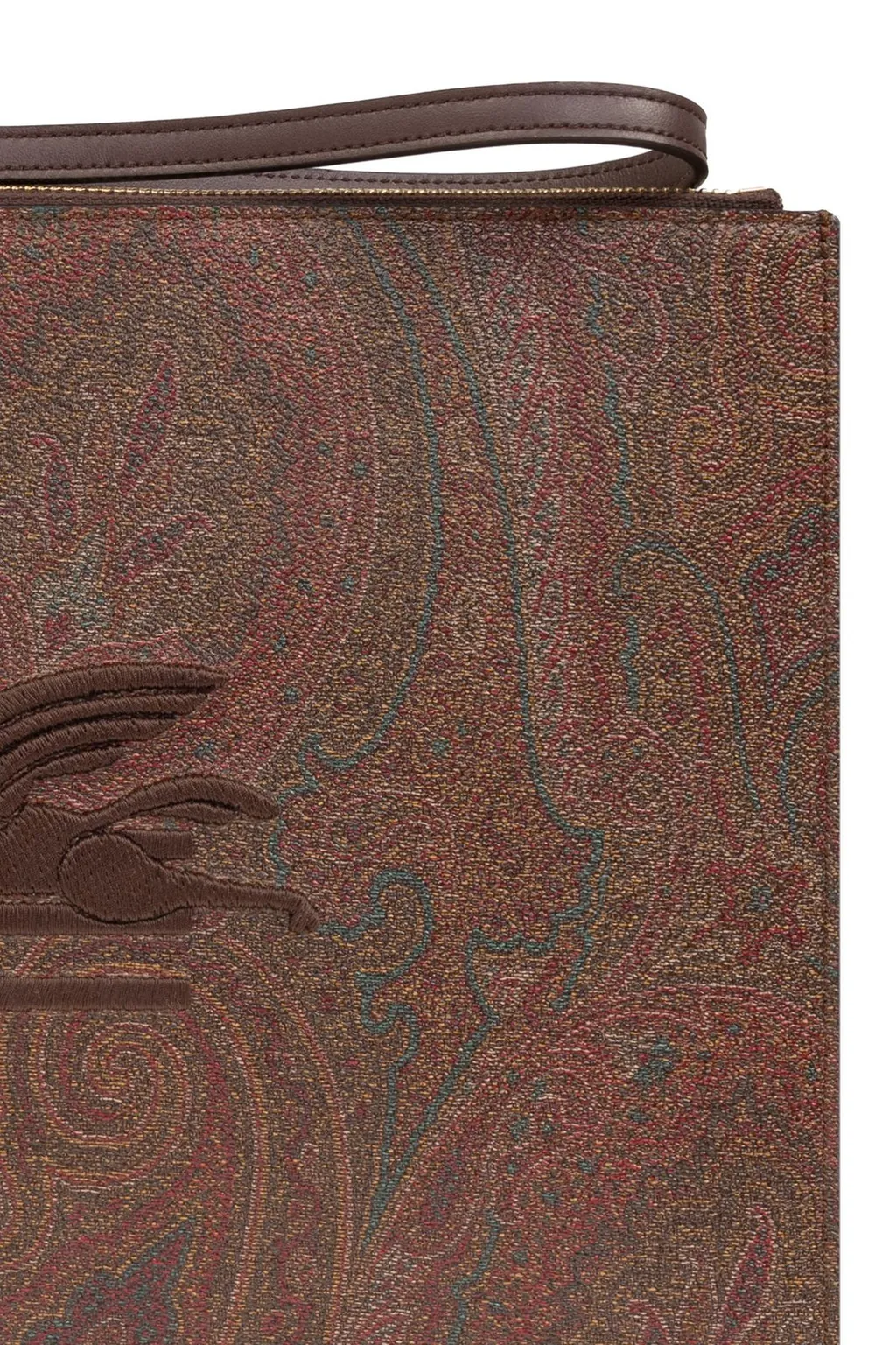 Etro Paisley Jacquard Zipped Clutch Bag