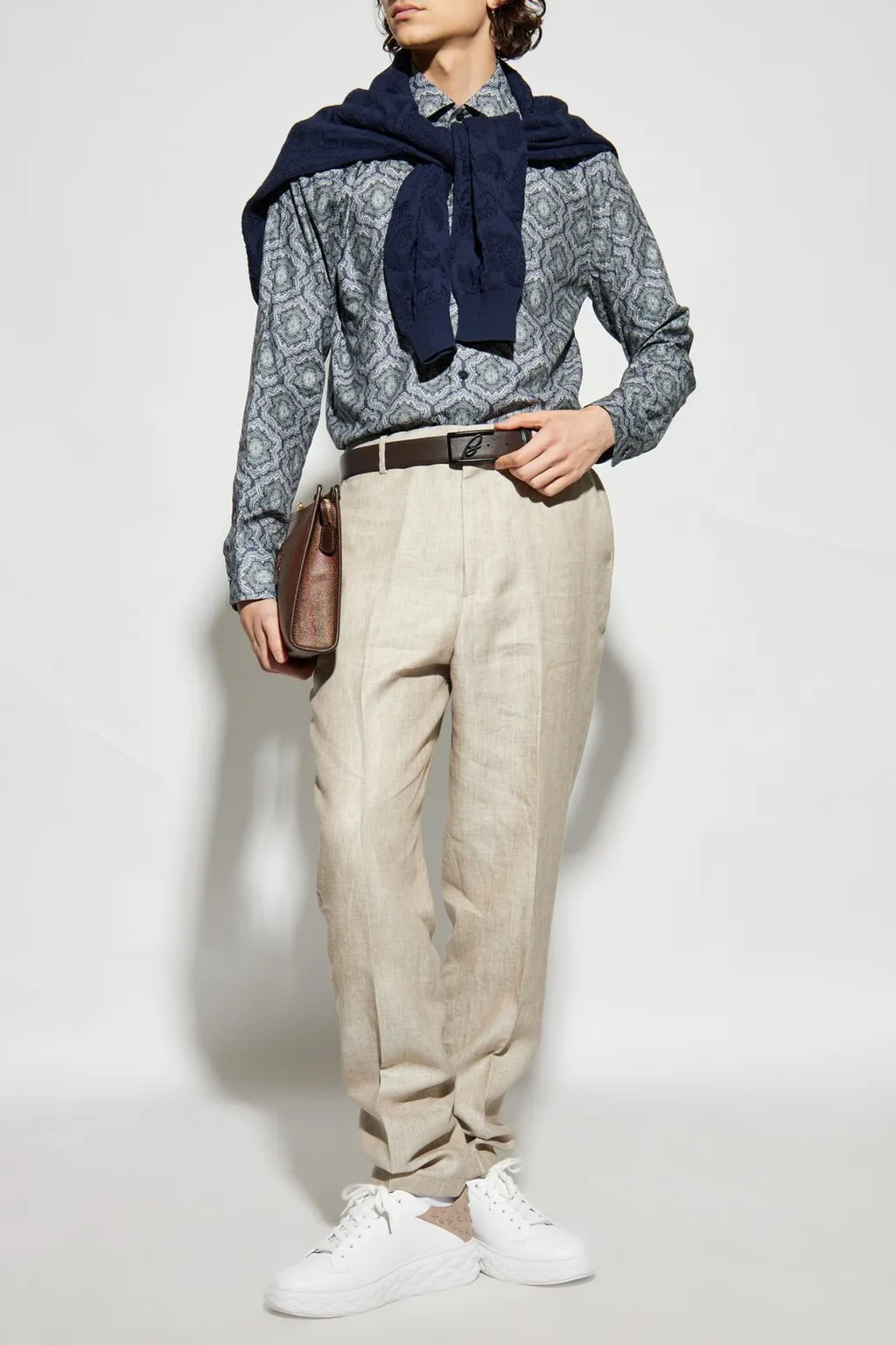Etro Patterned Long-Sleeved Shirt