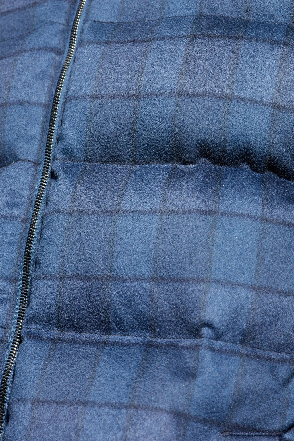 Etro Check Motif Down Jacket