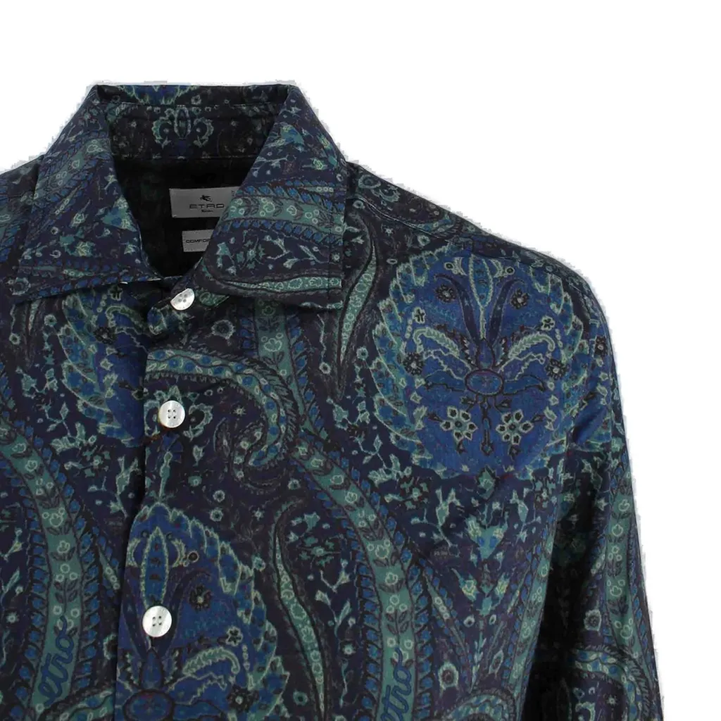 Etro Paisley-Pattern Buttoned Shirt