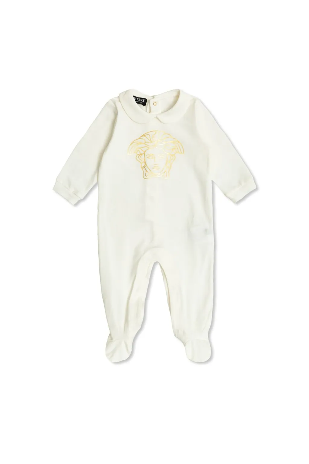 Versace Kids Medusa Head Printed Stretch Pajamas