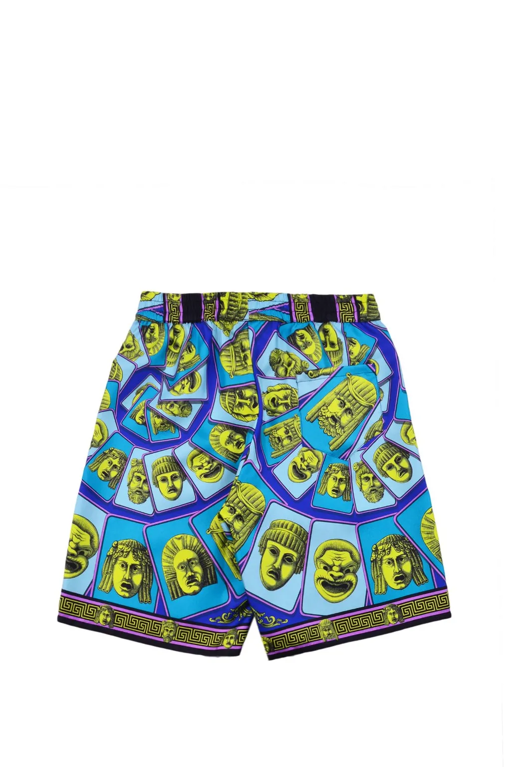 Versace Kids Printed Satin Shorts