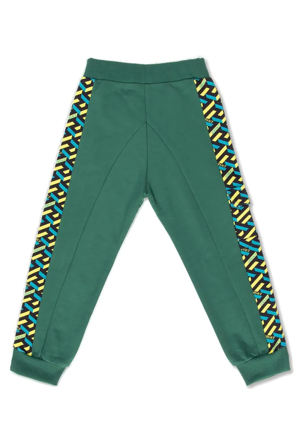 Versace Kids Logo Embroidered Track Trousers