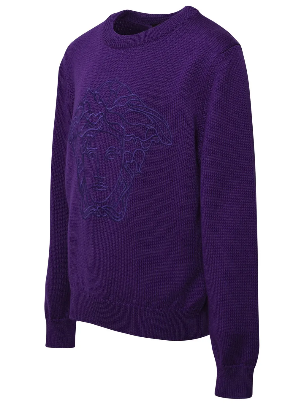 Versace Kids Medusa Head Motif Embroidered Crewneck Jumper