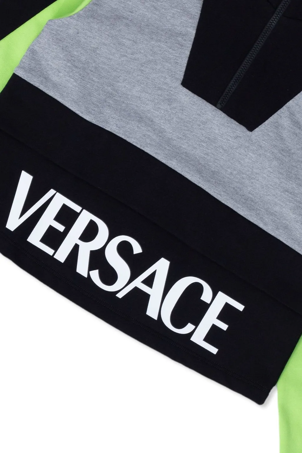Versace Kids Logo Printed High Neck T-Shirt