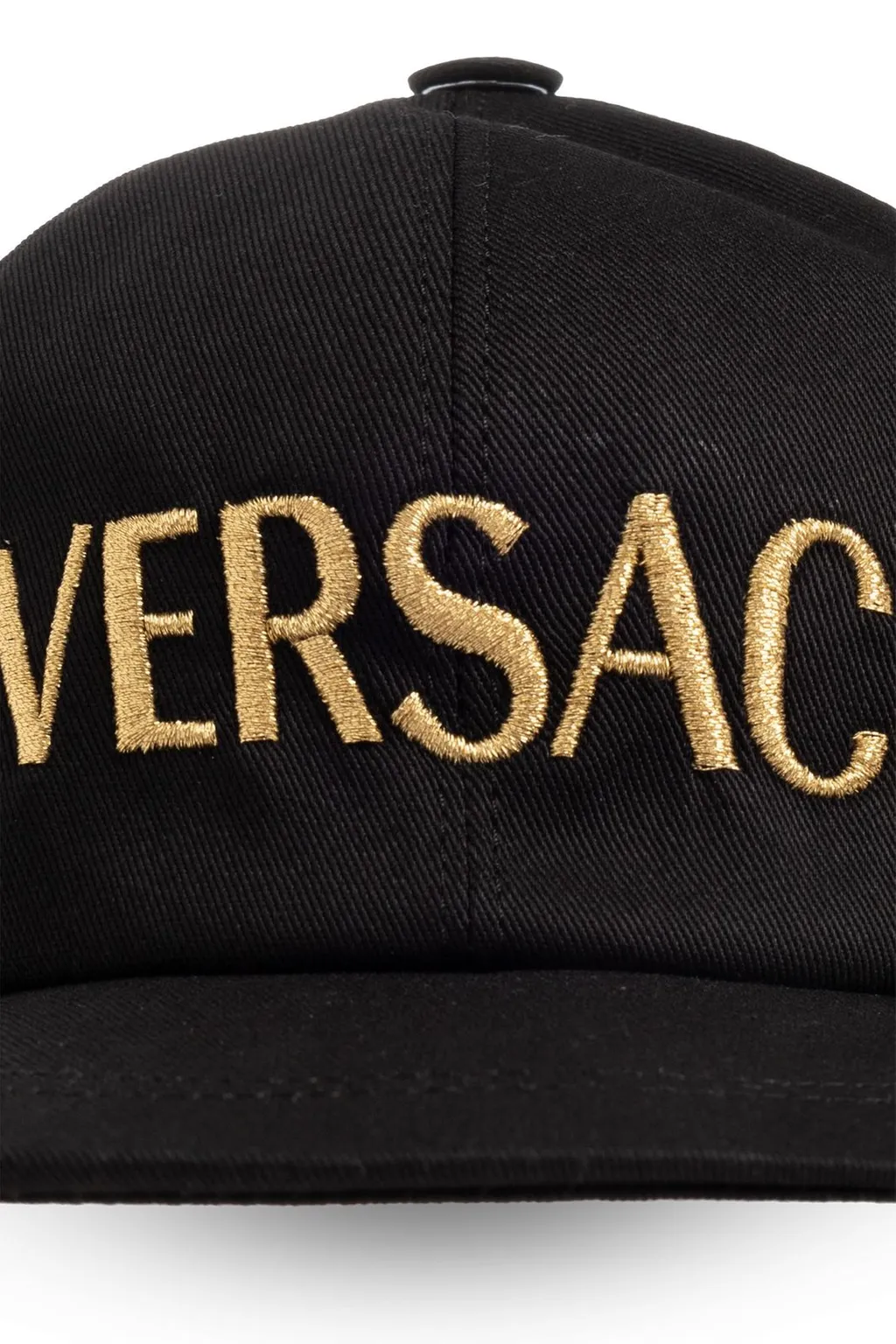 Versace Kids Logo Embroidered Baseball Cap