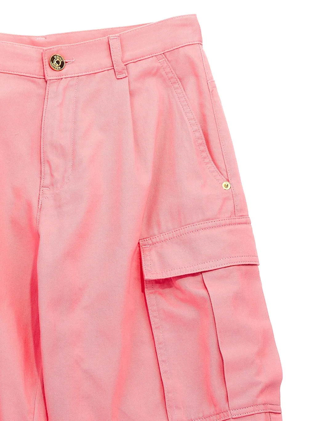 Versace Kids Tapered Leg Panelled Cargo Trousers
