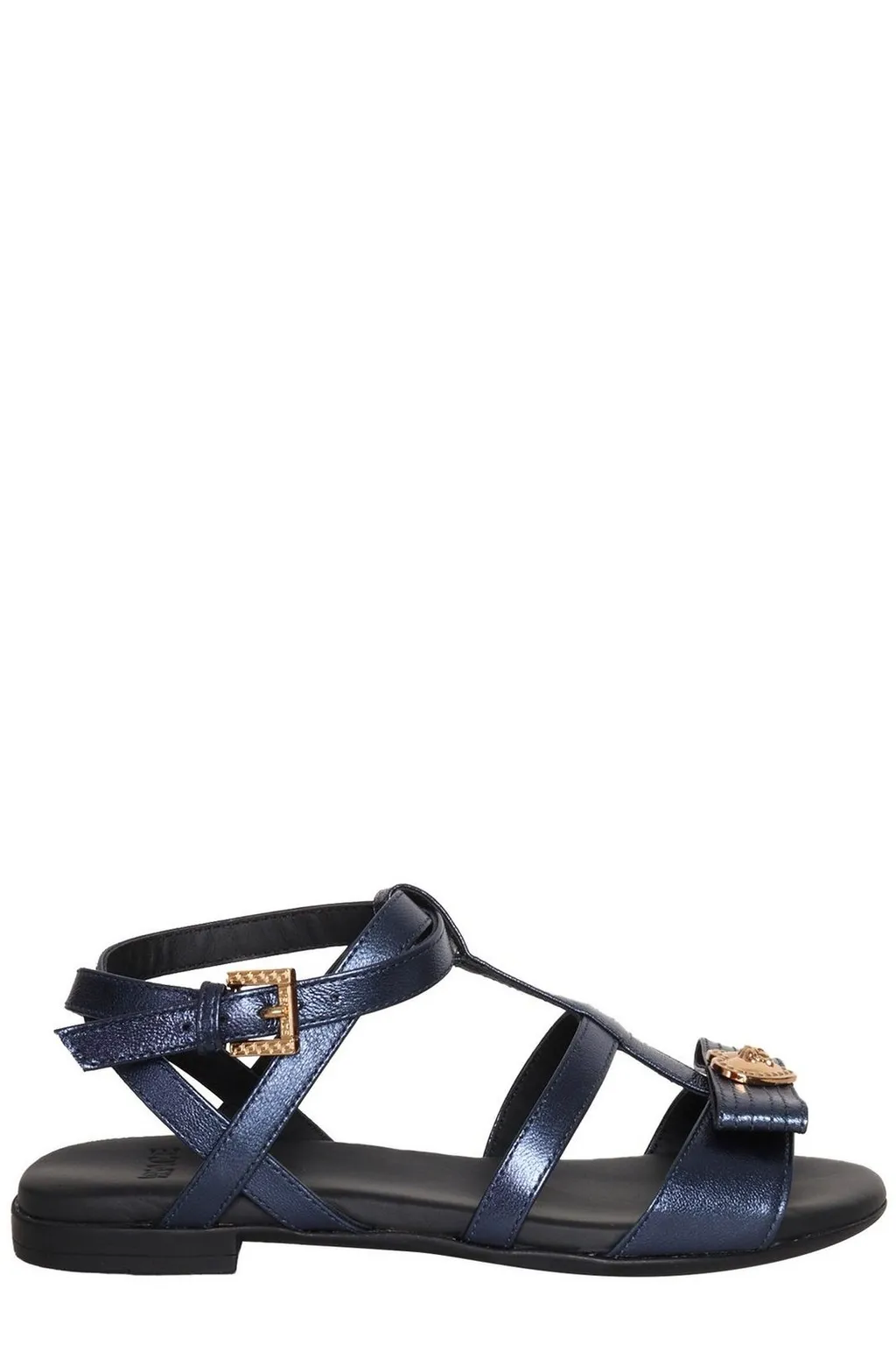 Versace Kids Bow Detailed Ankle Strap Sandals