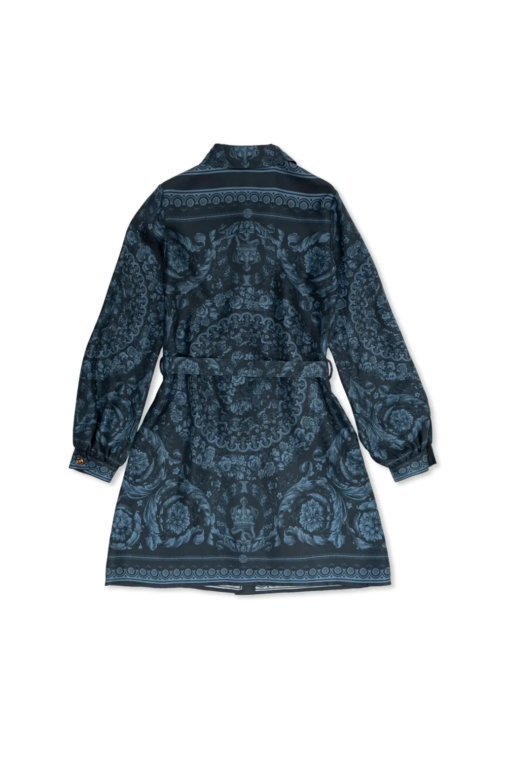 Versace Kids Barocco Printed Shirt Dress