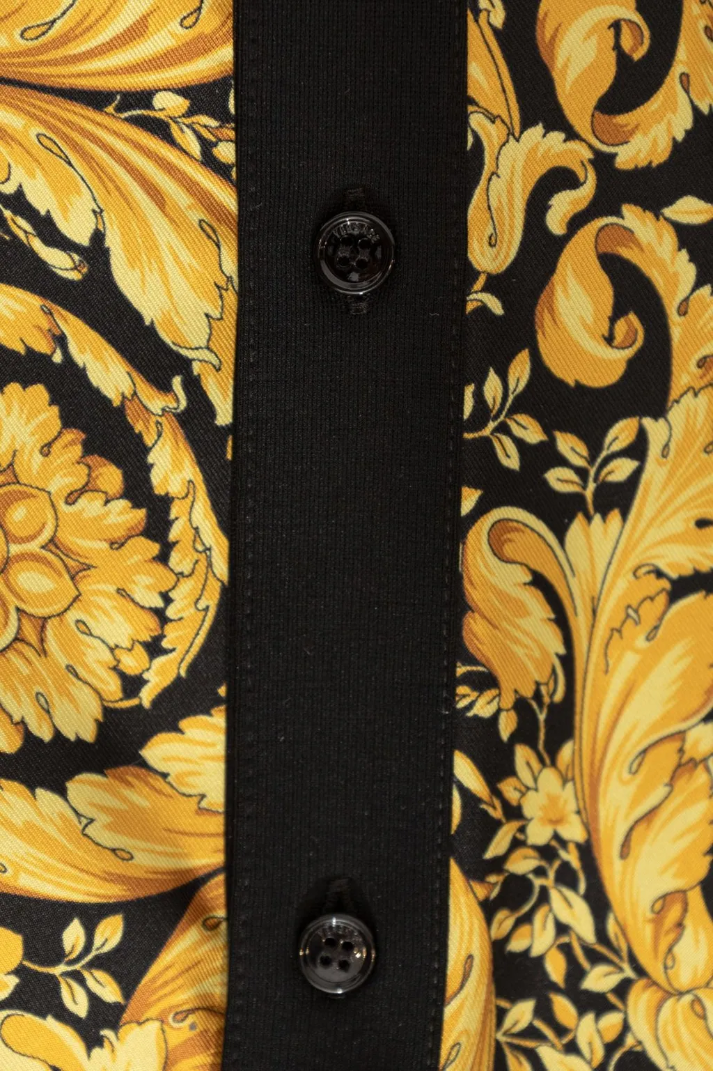 Versace Kids Barocco Printed Straight Hem Shirt