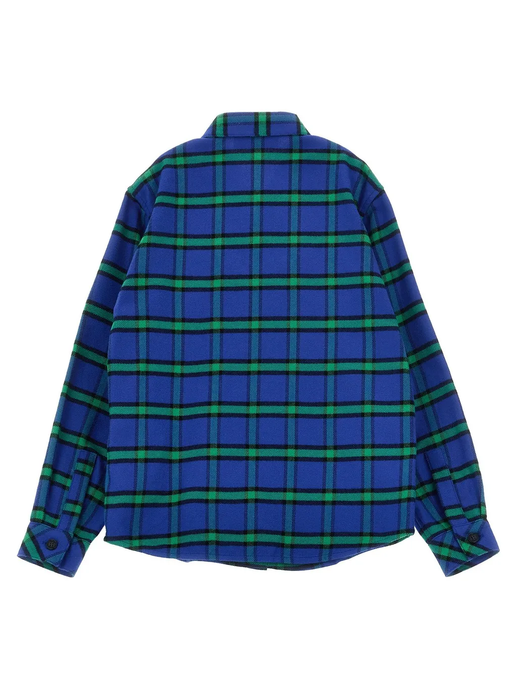 Versace Kids Tartan-Pattern Long Sleeved Shirt