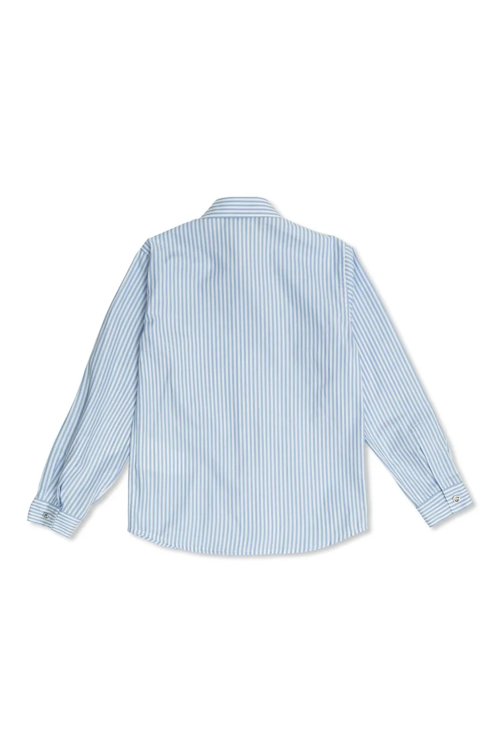Versace Kids Oxford Striped Shirt