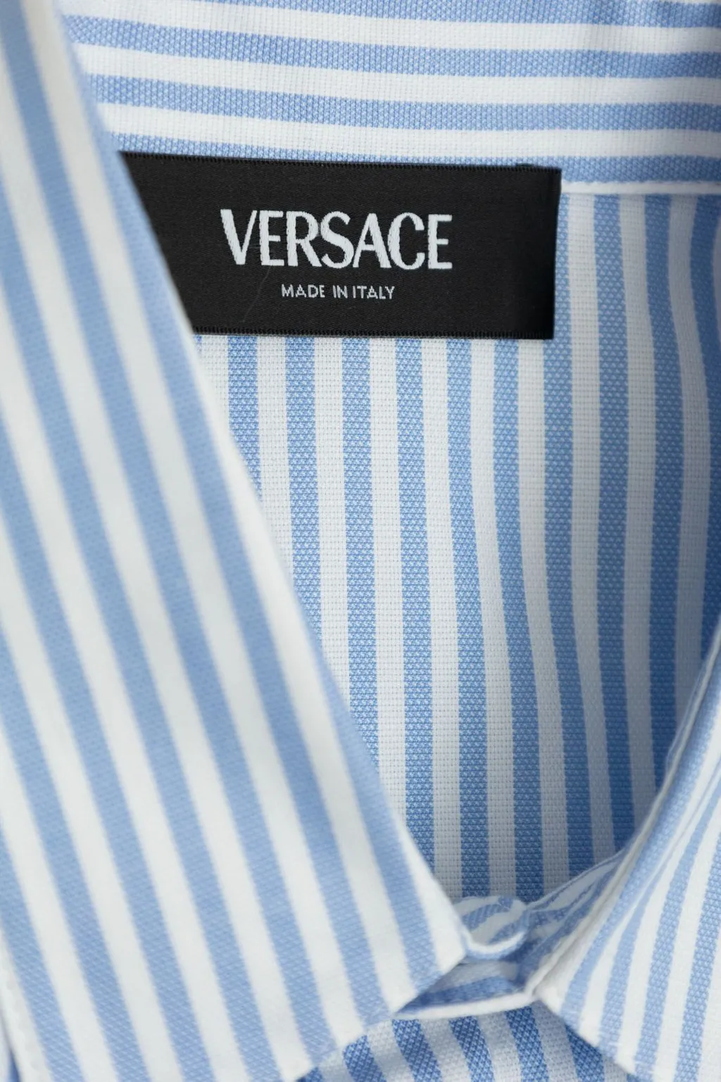 Versace Kids Oxford Striped Shirt
