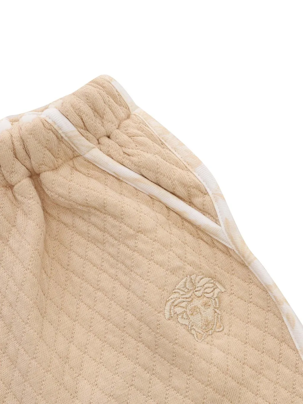 Versace Kids Medusa Head Embroidered Quilted Track Pants