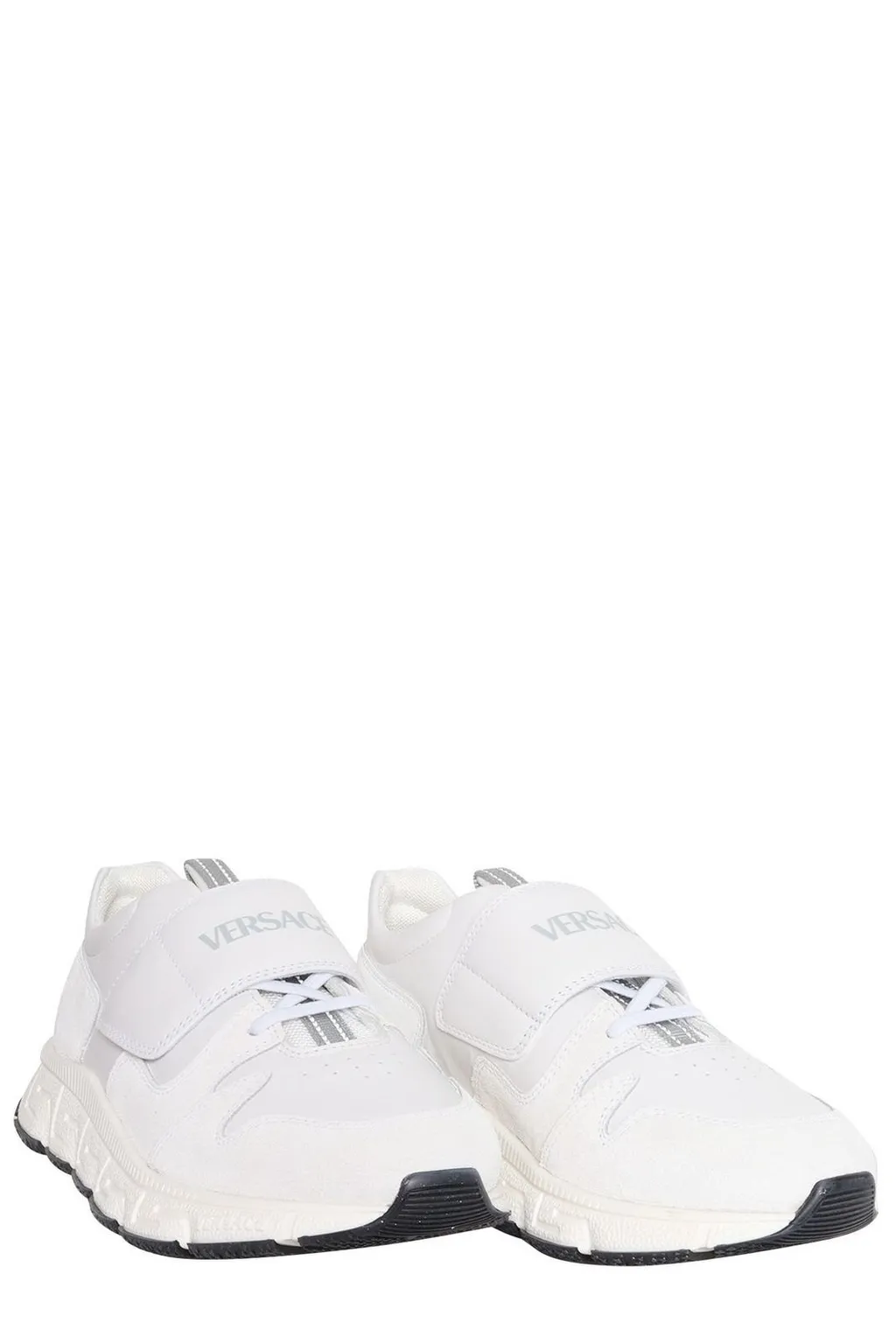 Versace Kids Logo Printed Sneakers