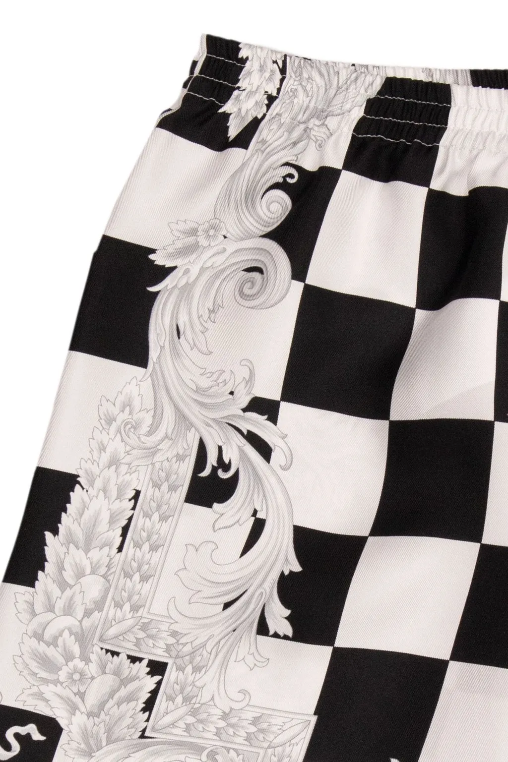 Versace Kids Medusa Printed Elastic Waist Shorts
