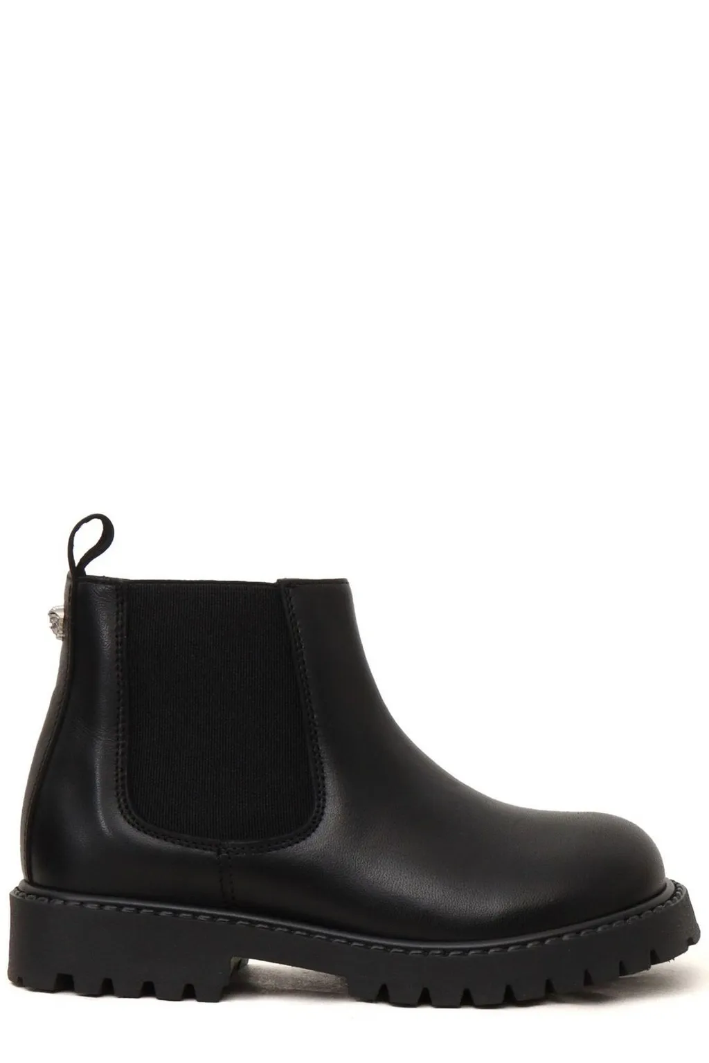 Versace Kids Medusa Head-Plaque Chelsea Ankle Boots