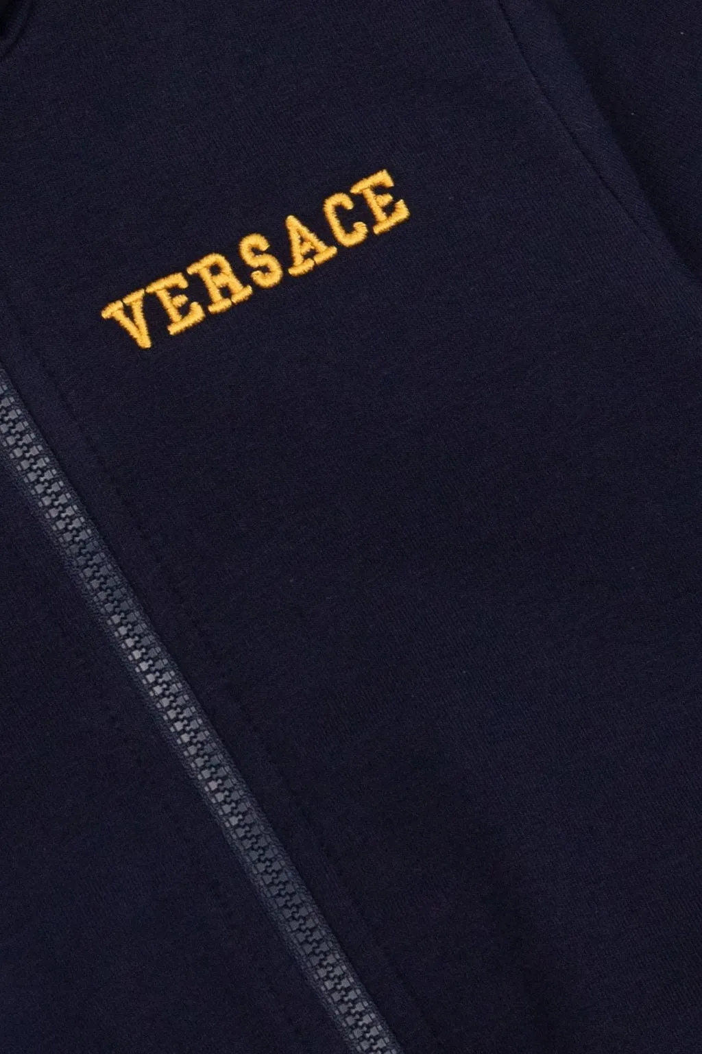 Versace Kids Zip-Up Long-Sleeved Hoodie