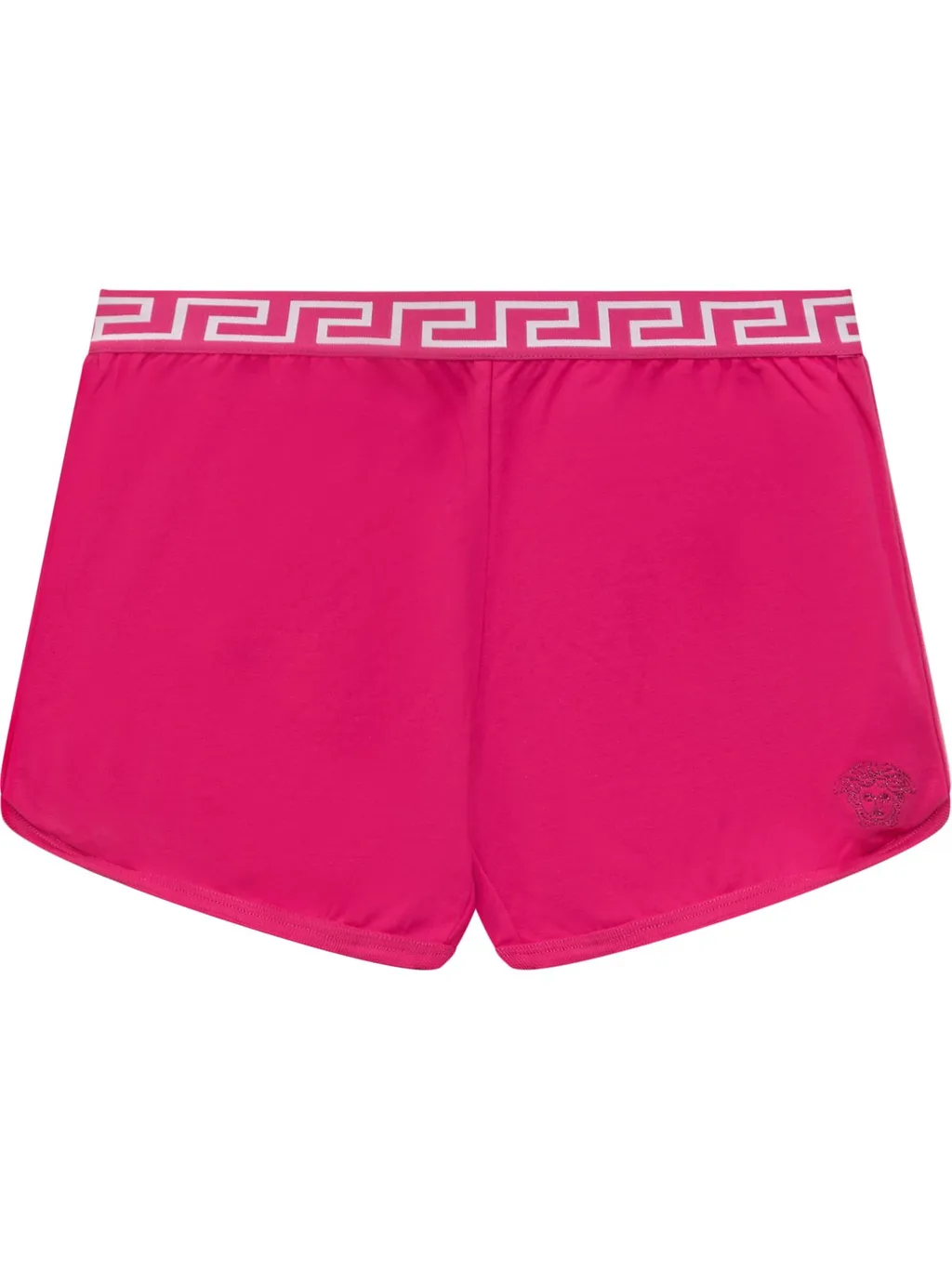 Versace Kids Greca-Waistband Stretched Shorts