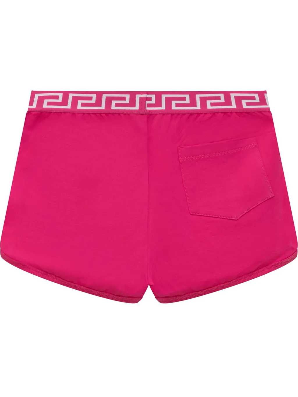 Versace Kids Greca-Waistband Stretched Shorts