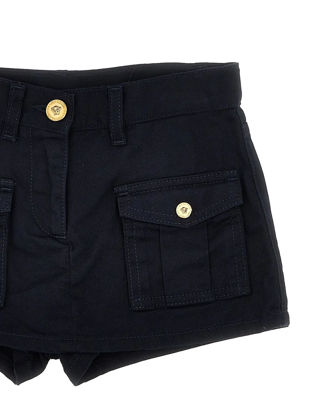 Versace Kids Medusa Head Button Shorts