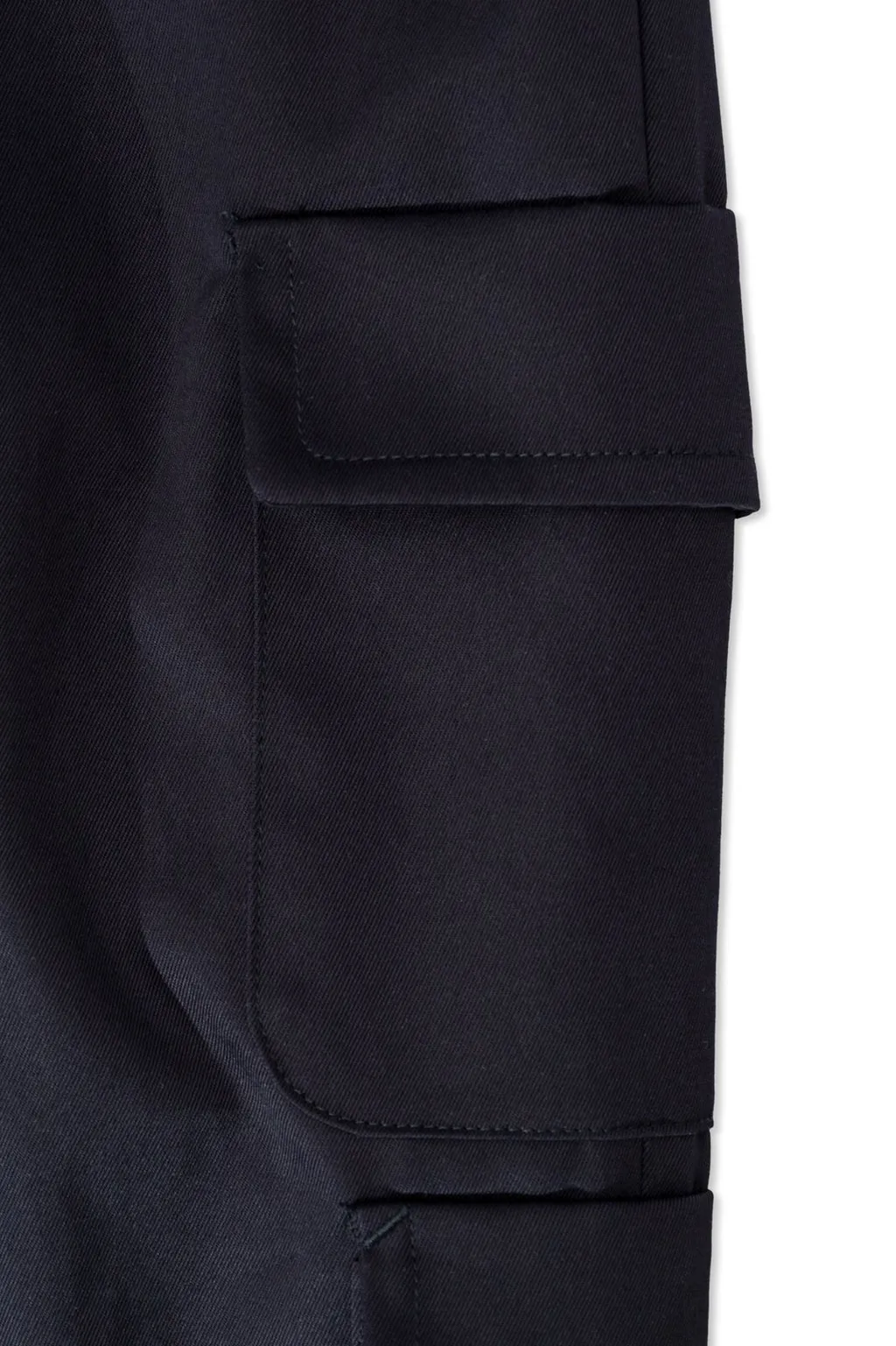 Versace Kids Gabardine Straight-Leg Cargo Trousers