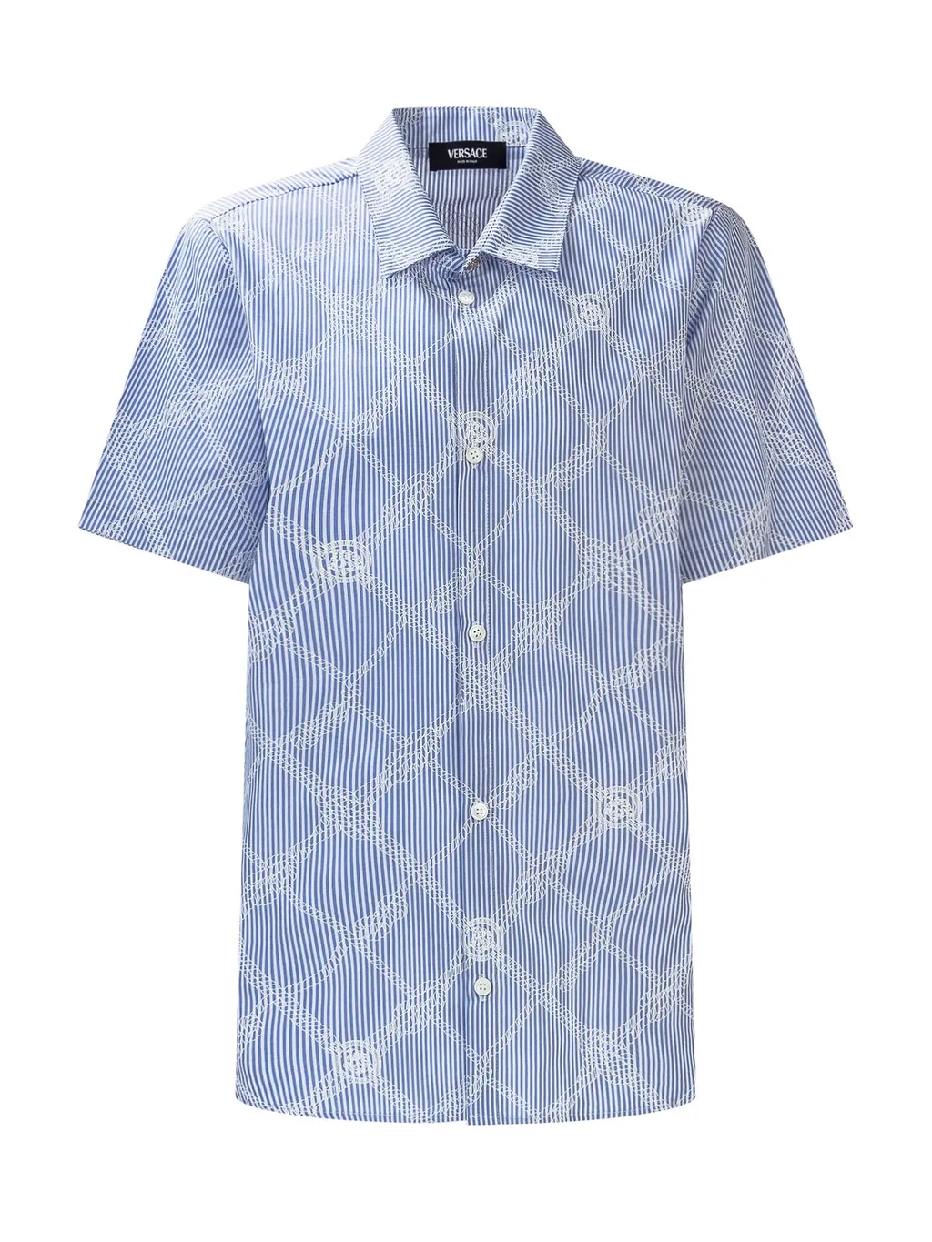 Versace Kids Medusa Motif Poplin Shirt