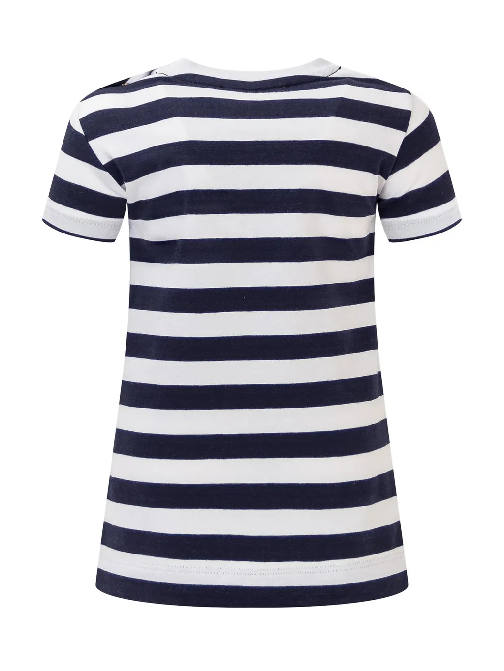 Versace Kids Logo Printed Striped T-Shirt Dress