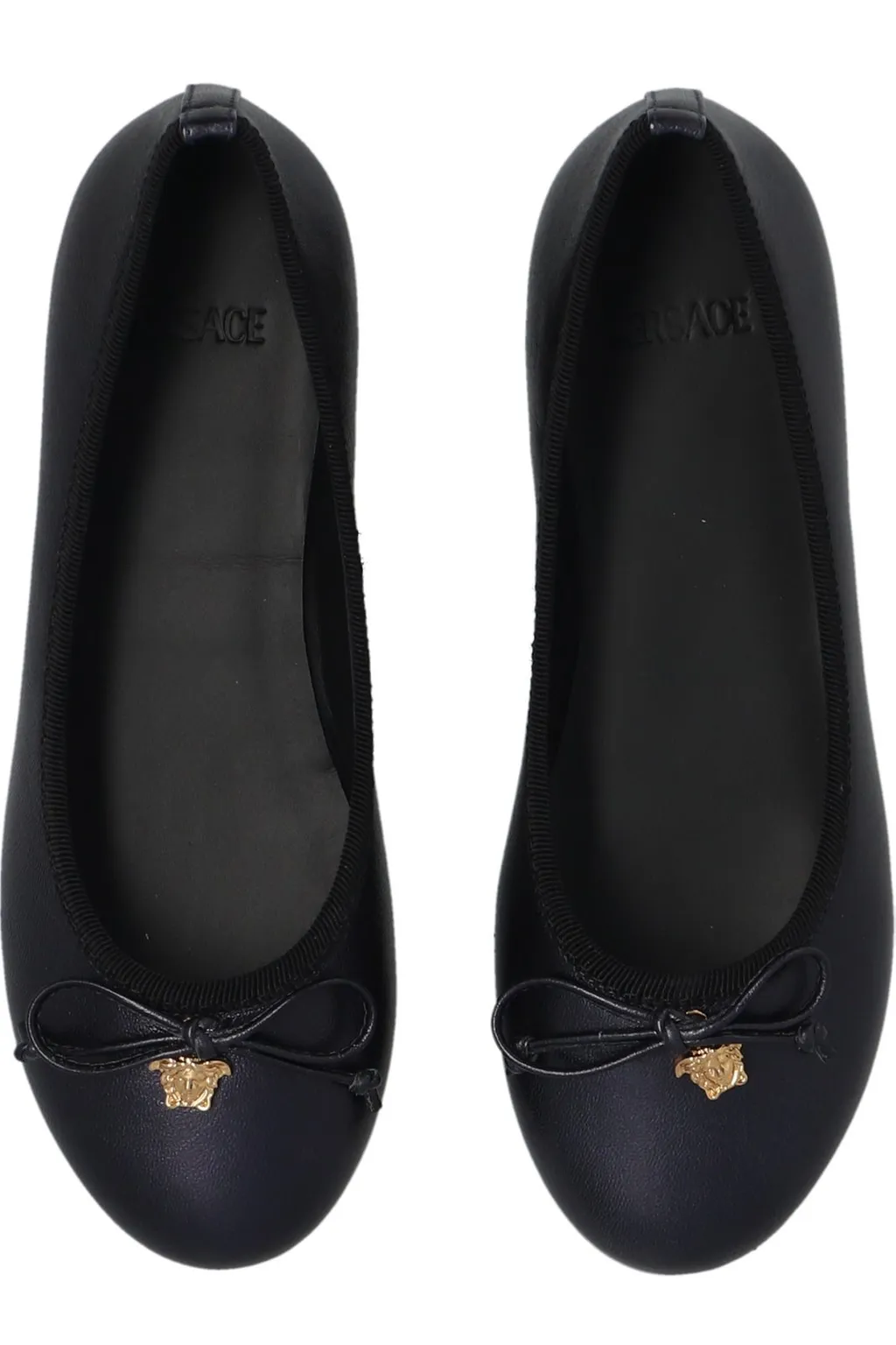 Versace Kids Medusa Stud Ballerinas