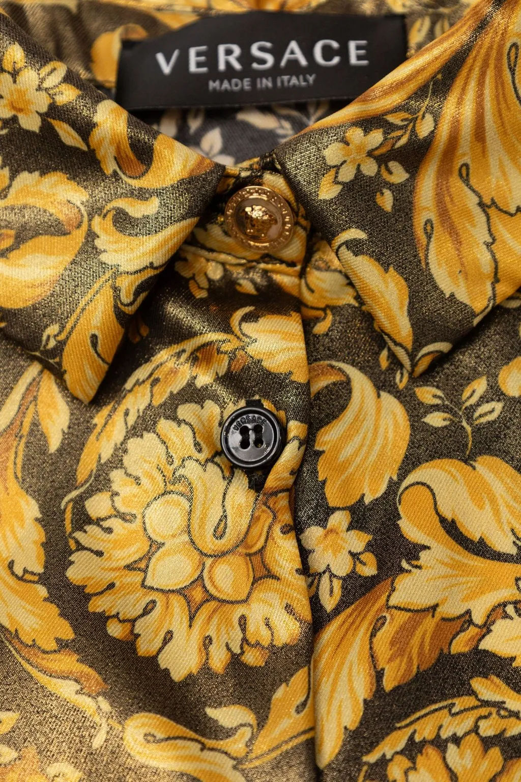 Versace Kids Barocco-Printed Straight Hem Shirt Dress