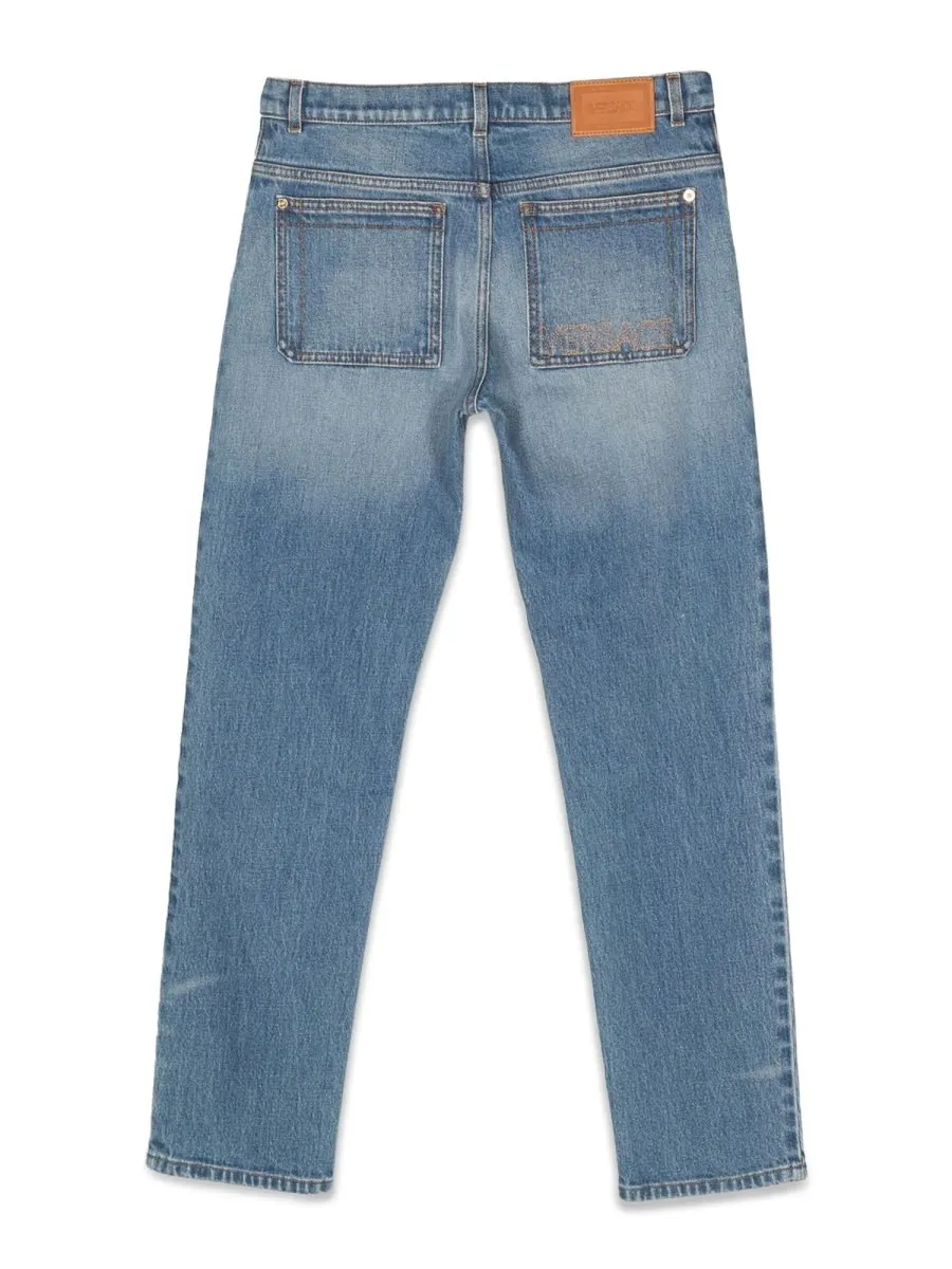 Versace Kids Straight Leg Jeans