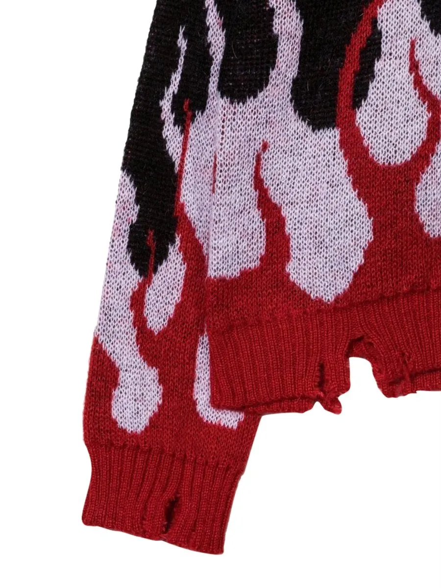Vision Of Super Double Flame Knit Sweater