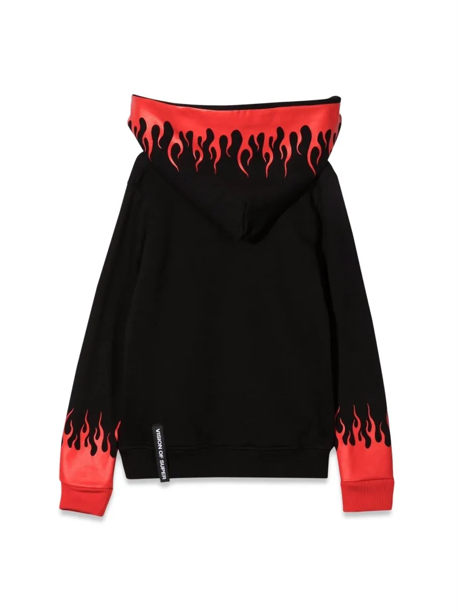 Vision Of Super Flame Accent Hoodie