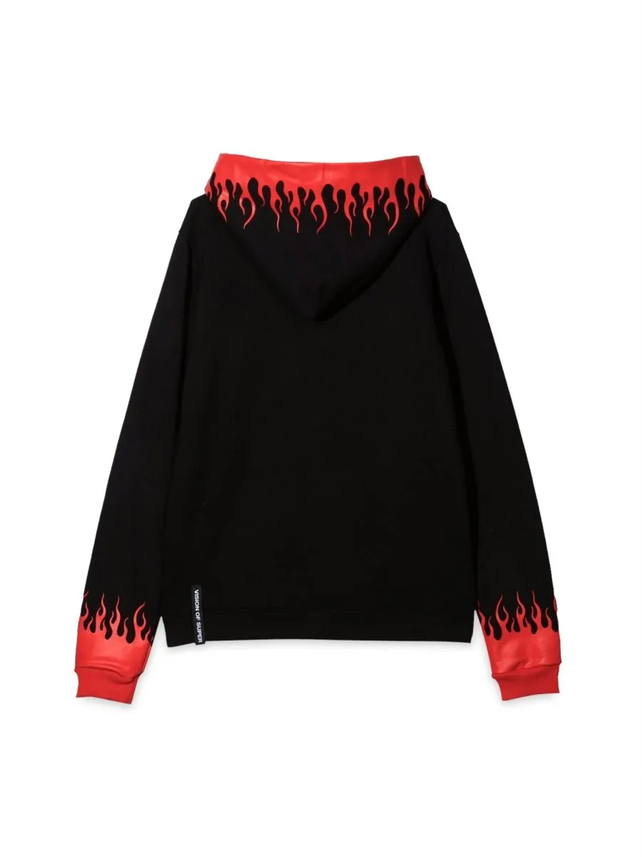 Vision Of Super Flame Accent Hoodie