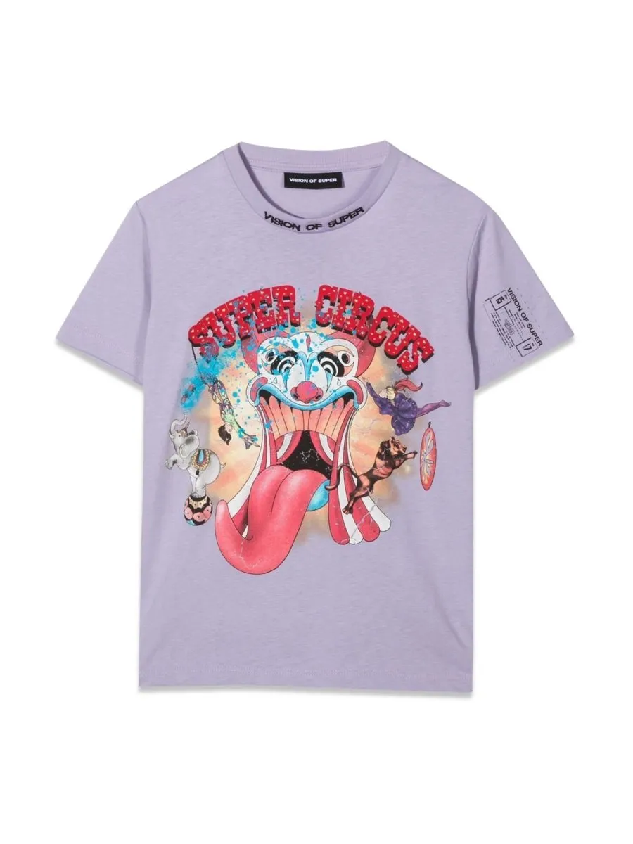 Vision Of Super Kids Tee With Graphic Print