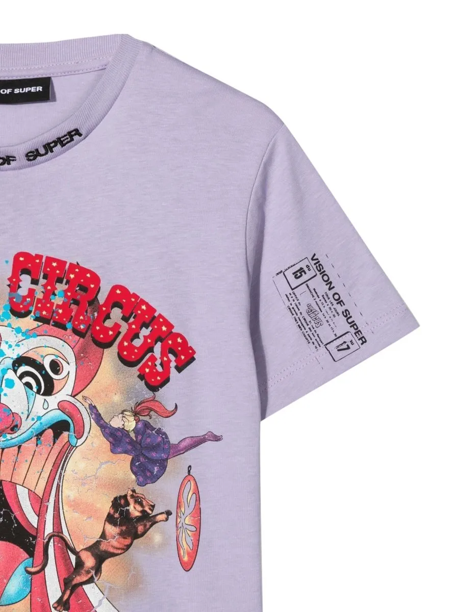 Vision Of Super Kids Tee With Graphic Print